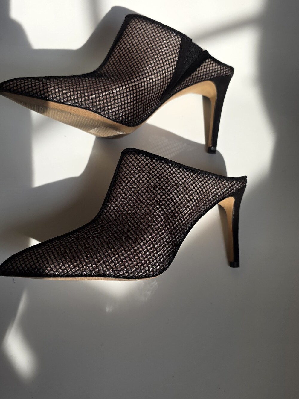 INC International Concepts Mesh Pointed-Toe Mule in Black - Picture 3 of 8